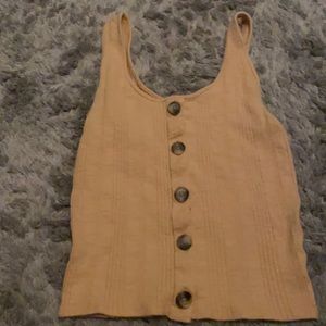 button up tank top